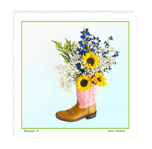 Load image into Gallery viewer, Yellow Daisies Pink Boot