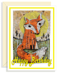 Fox Two Greeting Card