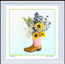 Load image into Gallery viewer, Yellow Daisies Pink Boot
