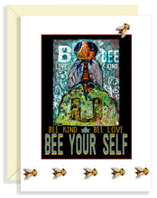 Load image into Gallery viewer, Bee Yourself Greeting Card
